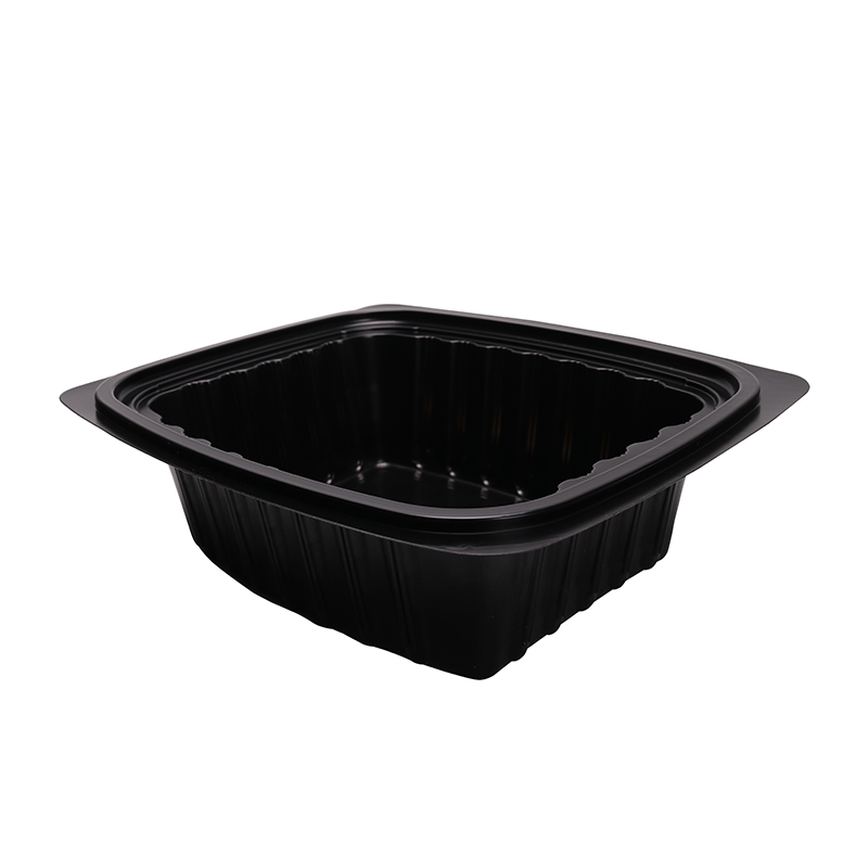 BOPS蓋黑色方形一格快餐盒